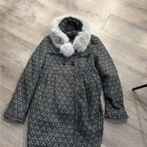 Steve Madden Dark Charcoal Knit Jacket